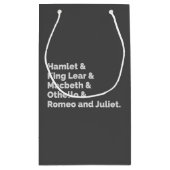 Shakespeare Plays I Klein Cadeauzakje (Achterkant)