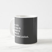 Shakespeare Plays I Koffiemok (Voorkant links)