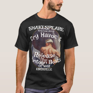 Shakespeare Pontoonboten Oorlog Knoxville T-shirt