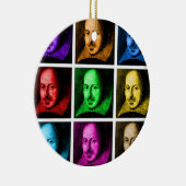 Shakespeare Pop Art Keramisch Ornament (Rechts)