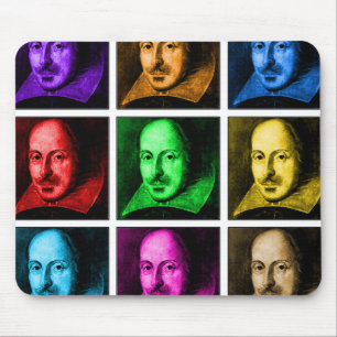 Shakespeare Pop Art Muismat