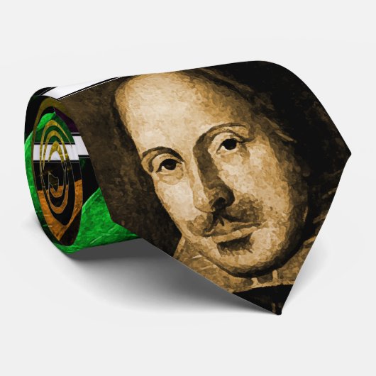 Shakespeare Pop Art Stropdas (Opgerold)