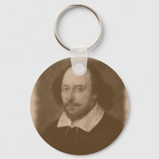 Shakespeare Portrait Sleutelhanger (Voorkant)