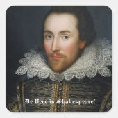Shakespeare Portrait Stickers (Voorkant)