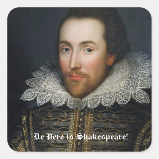 Shakespeare Portrait Stickers (Voorkant)
