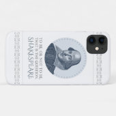Shakespeare-portret met om al dan niet een offerte Case-Mate iPhone case (Achterkant (horizontaal))