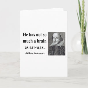 Shakespeare Quote 12b Kaart