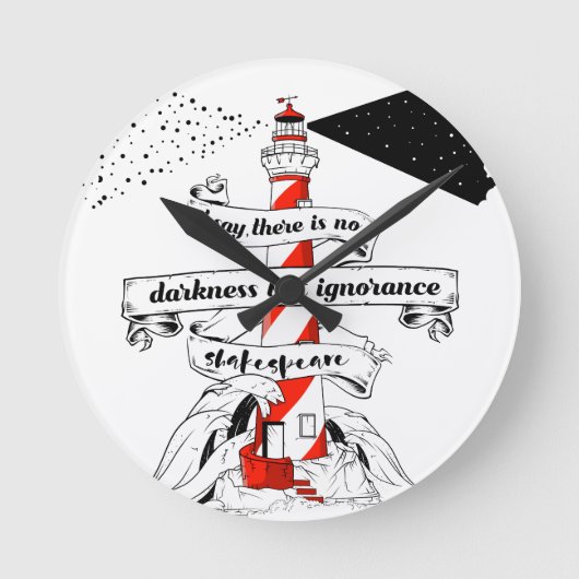 Shakespeare quote 12e nacht ronde klok (Voorkant)