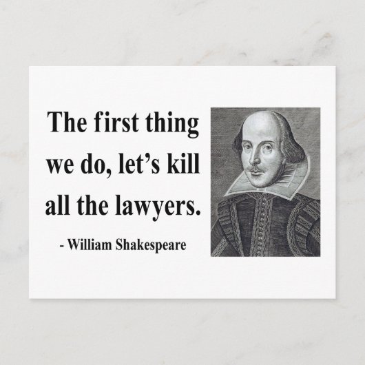 Shakespeare Quote 4b Briefkaart (Voorkant)