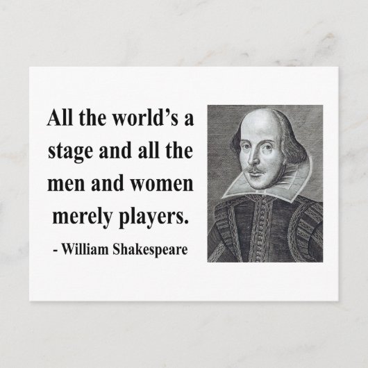 Shakespeare Quote 5b Briefkaart (Voorkant)