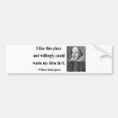 Shakespeare Quote 6b Bumpersticker (Voorkant)