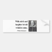 Shakespeare Quote 7b Bumpersticker (Voorkant)
