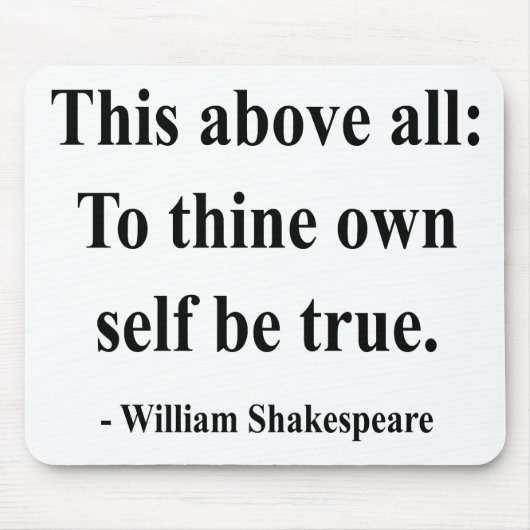 Shakespeare Quote 8a Muismat (Voorkant)