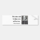 Shakespeare Quote 8b Bumpersticker (Voorkant)