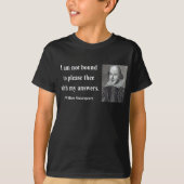 Shakespeare Quote 9b T-shirt (Voorkant)