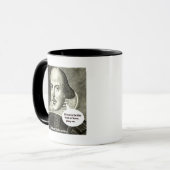 Shakespeare-quote; Als muziek het voedsel van de l Mok (Voorkant links)