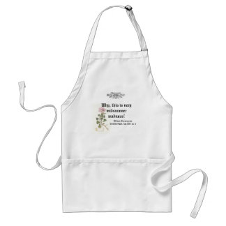 Shakespeare Quote Apron Standaard Schort