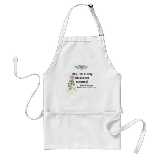 Shakespeare Quote Apron Standaard Schort (Voorkant)