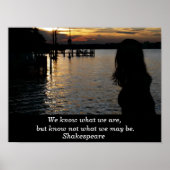Shakespeare quote - art poster (Voorkant)