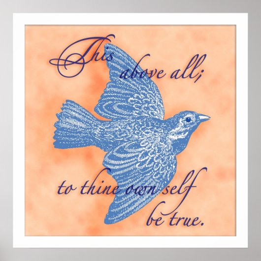 Shakespeare Quote Art Print (Voorkant)