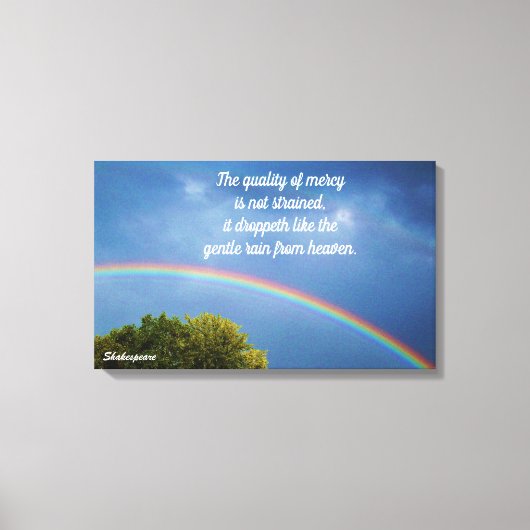 SHAKESPEARE QUOTE canvas Afdruk (Voorkant)