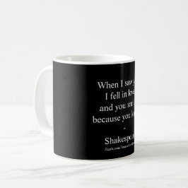 Shakespeare Quote - Ik ben verliefd Koffiemok
