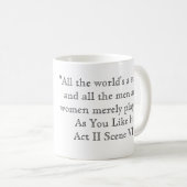 Shakespeare Quote Koffiemok (Voorkant rechts)