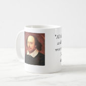 Shakespeare Quote Koffiemok (Voorkant links)