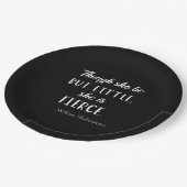 Shakespeare Quote - Little but Fierce II Papieren Bordje (Gekanteld)