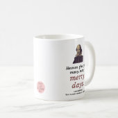 Shakespeare Quote Merry Days Happy Birthday Koffiemok (Voorkant rechts)