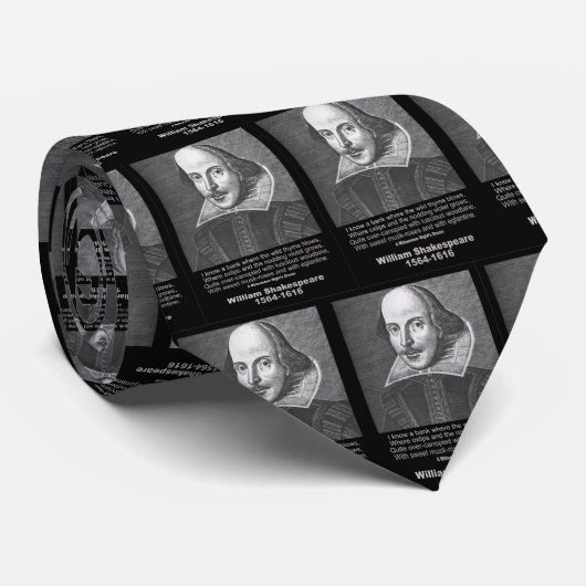 Shakespeare Quote MidSummer Night's Dream Stropdas (Opgerold)