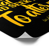 Shakespeare Quote Much Ado About Nothing Gift Play Poster (Hoek)