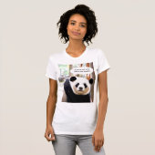 Shakespeare Quote Panda Beer Elegant Women's T-shirt (Voorkant volledig)