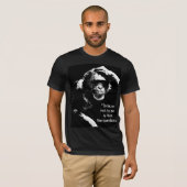 Shakespeare Quote Pop Art Thinking Monkey Mannen T-shirt (Voorkant volledig)