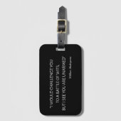 Shakespeare Quote - Slag om gerechten Bagagelabel (Voorkant (verticaal))