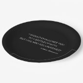 Shakespeare Quote - Slag om gerechten Papieren Bordje (Gekanteld)