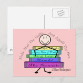 Shakespeare Quote Stick People Design Briefkaart (Voorkant / Achterkant)