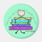Shakespeare Quote Stick People Design Magneet (Voorkant)