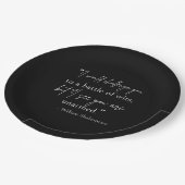 Shakespeare Quote - strijd om wit II Papieren Bordje (Gekanteld)