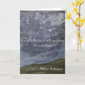 Shakespeare Quote Wenskaart Kaart (Gele Bloem)