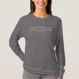 Shakespeare Quote (zoals je het leuk vindt) - T-shirt