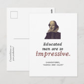 Shakespeare Romeo & Juliet Cute Funny Afstuderen Briefkaart (Voorkant / Achterkant)