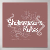 Shakespeare Rules Poster (Voorkant)