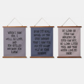 Shakespeare Set van Drie Liefde | Hangend Wandkleed (Driedubbel)