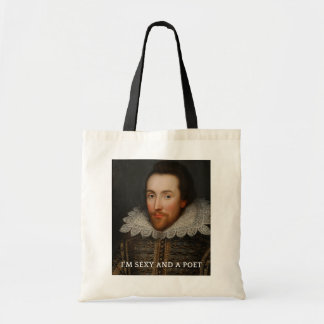 Shakespeare Sexy en Poet Canvas tas