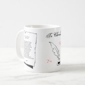 Shakespeare Sonnet 108 Koffiemok (Voorkant links)