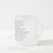 Shakespeare Sonnet 116 (CXVI) op perkament Matglas Koffiemok (Voorkant rechts)