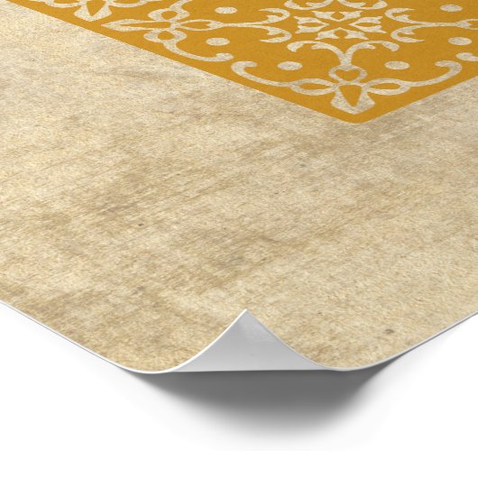 Shakespeare Sonnet 116 (CXVI) op perkament Poster (Hoek)