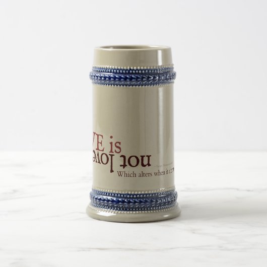 Shakespeare Sonnet 116 Love is not love Bierpul (Center)