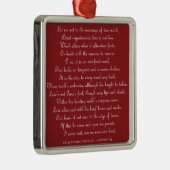 Shakespeare Sonnet 116 Square ornament (Rechts)